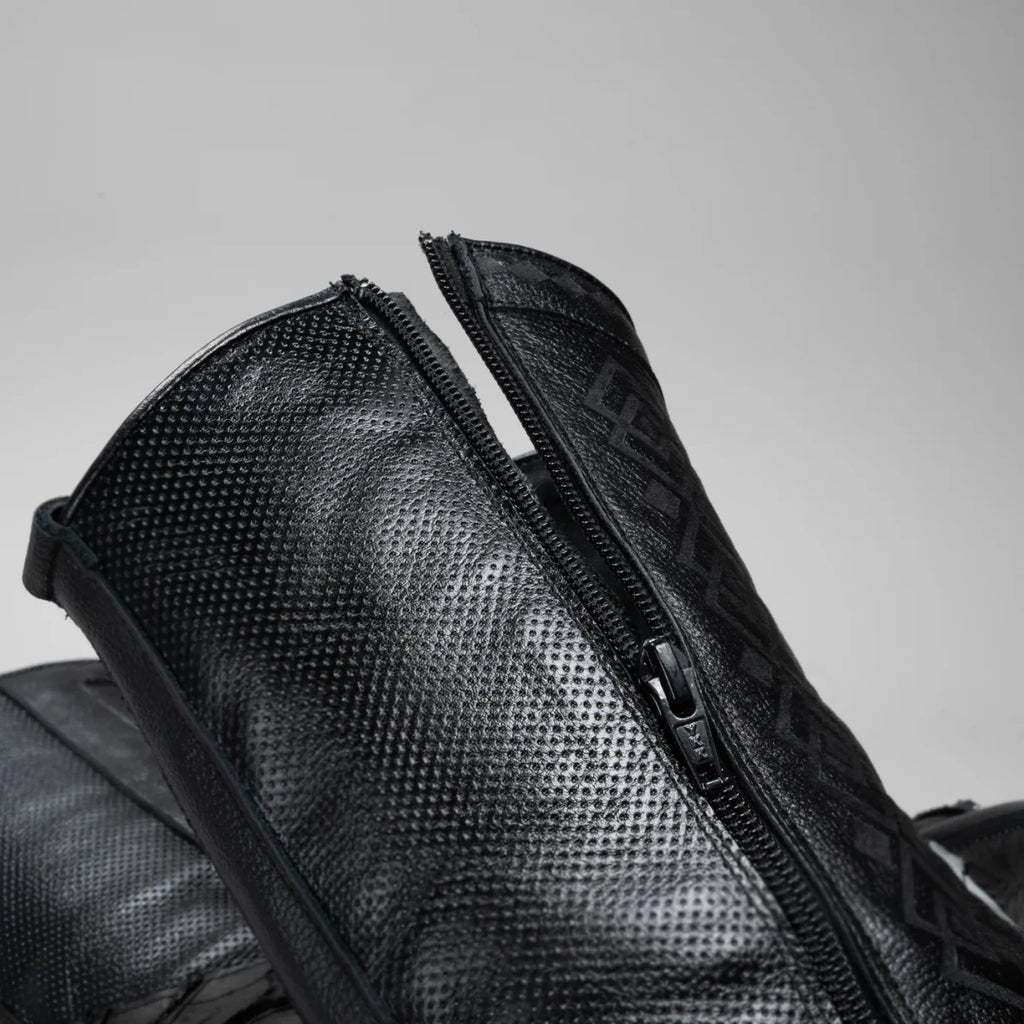 Joe Boots Men”s Pirarucu Monster Fish Round Toe Zipper Cowboy Boots - OriginalWestern.com