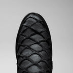 Joe Boots Men”s Pirarucu Monster Fish Round Toe Zipper Cowboy Boots - OriginalWestern.com