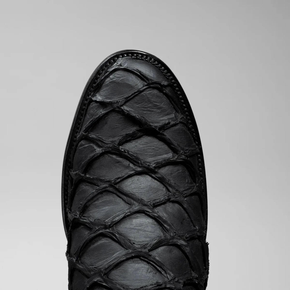 Joe Boots Men”s Pirarucu Monster Fish Round Toe Zipper Cowboy Boots - OriginalWestern.com