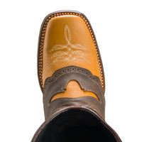 Joe Boots Men”s VE030 Torito Leather Square Toe Cowboy Boot - OriginalWestern.com
