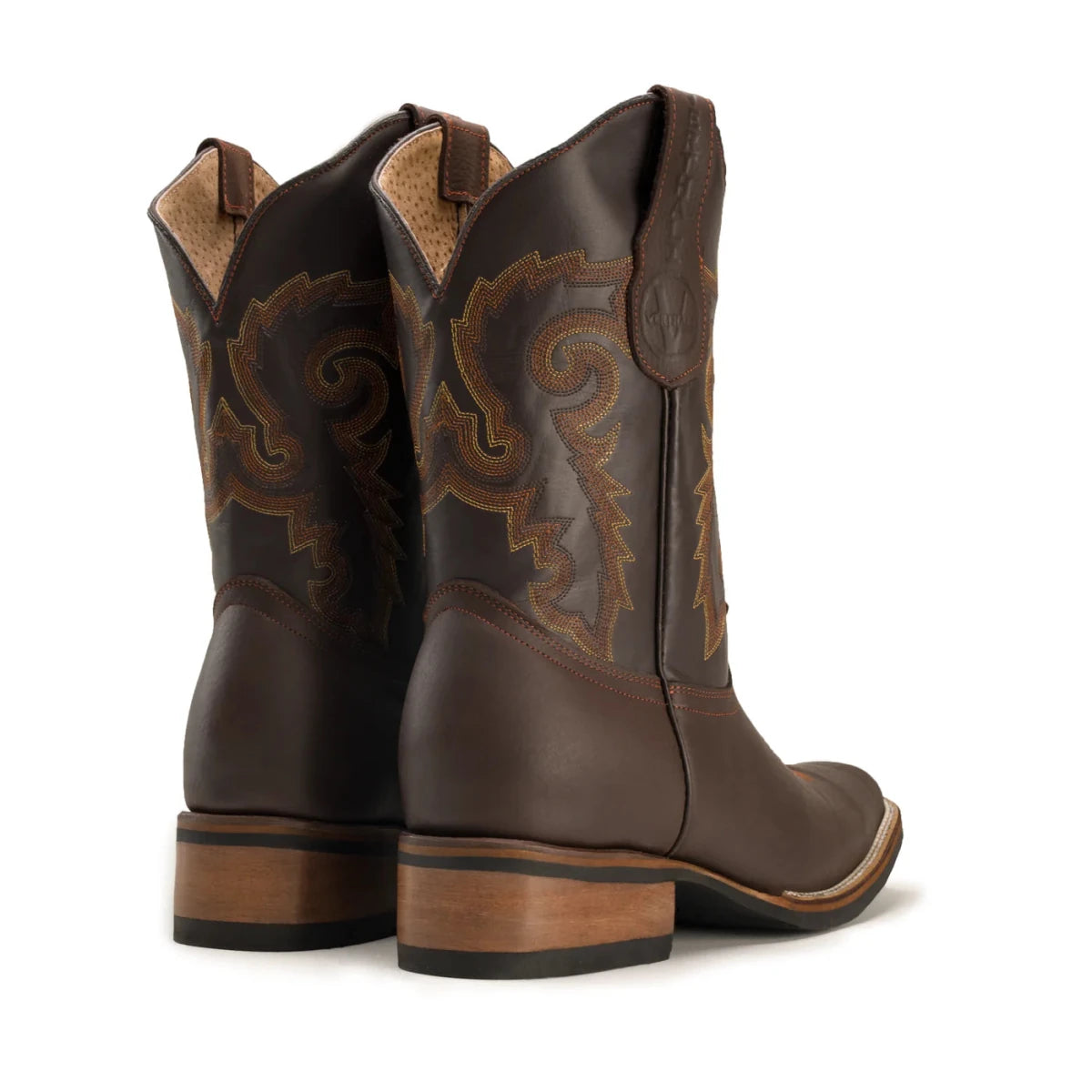 Joe Boots Men”s VE517 Leather Square Toe Cowboy Boot - OriginalWestern.com
