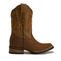 Joe Boots Men”s VE517 Leather Square Toe Cowboy Boot - OriginalWestern.com