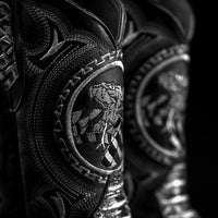 Joe Boots Men”s Viper Phyton Tribute Square Toe Cowboy Boots–King White - OriginalWestern.com