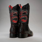 Joe Boots Men”s VIPER Python Square Toe Cowboy Boots and Belt Combo–Lava - OriginalWestern.com