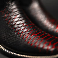 Joe Boots Men”s VIPER Python Square Toe Cowboy Boots and Belt Combo–Lava - OriginalWestern.com