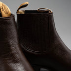 Joe Boots Men”s VS370 Classic Leather Square Toe Ankle Boot–Brown - OriginalWestern.com