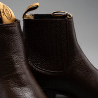 Joe Boots Men”s VS370 Classic Leather Square Toe Ankle Boot–Brown - OriginalWestern.com