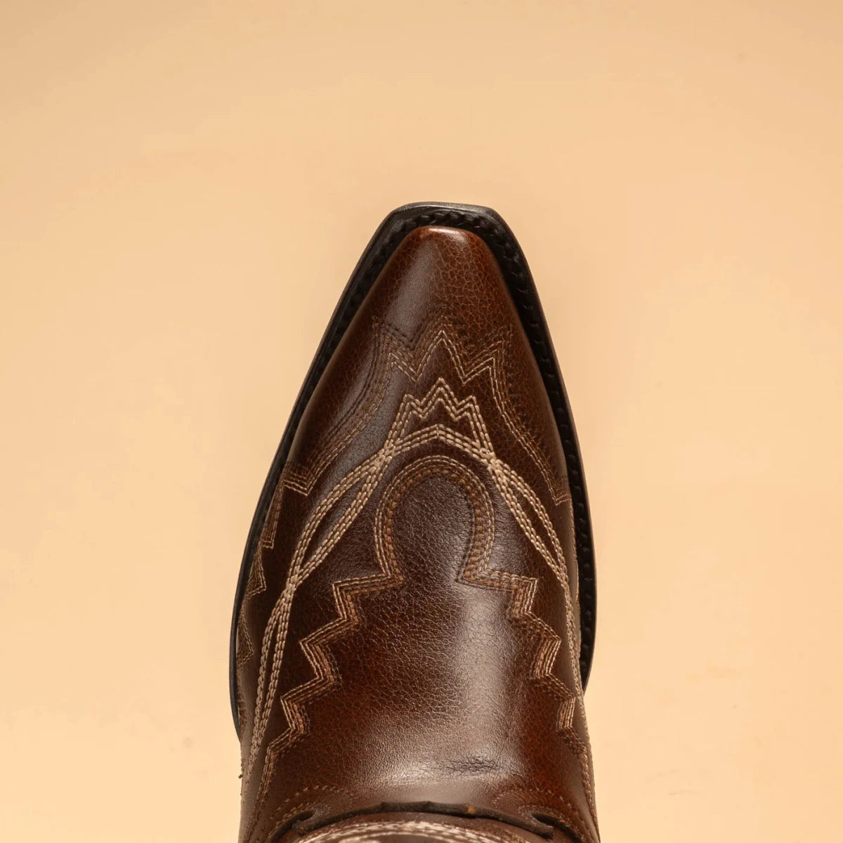 Joe Boots Women”s Amelia Snip Square Toe Cowboy Boots - Brown - OriginalWestern.com