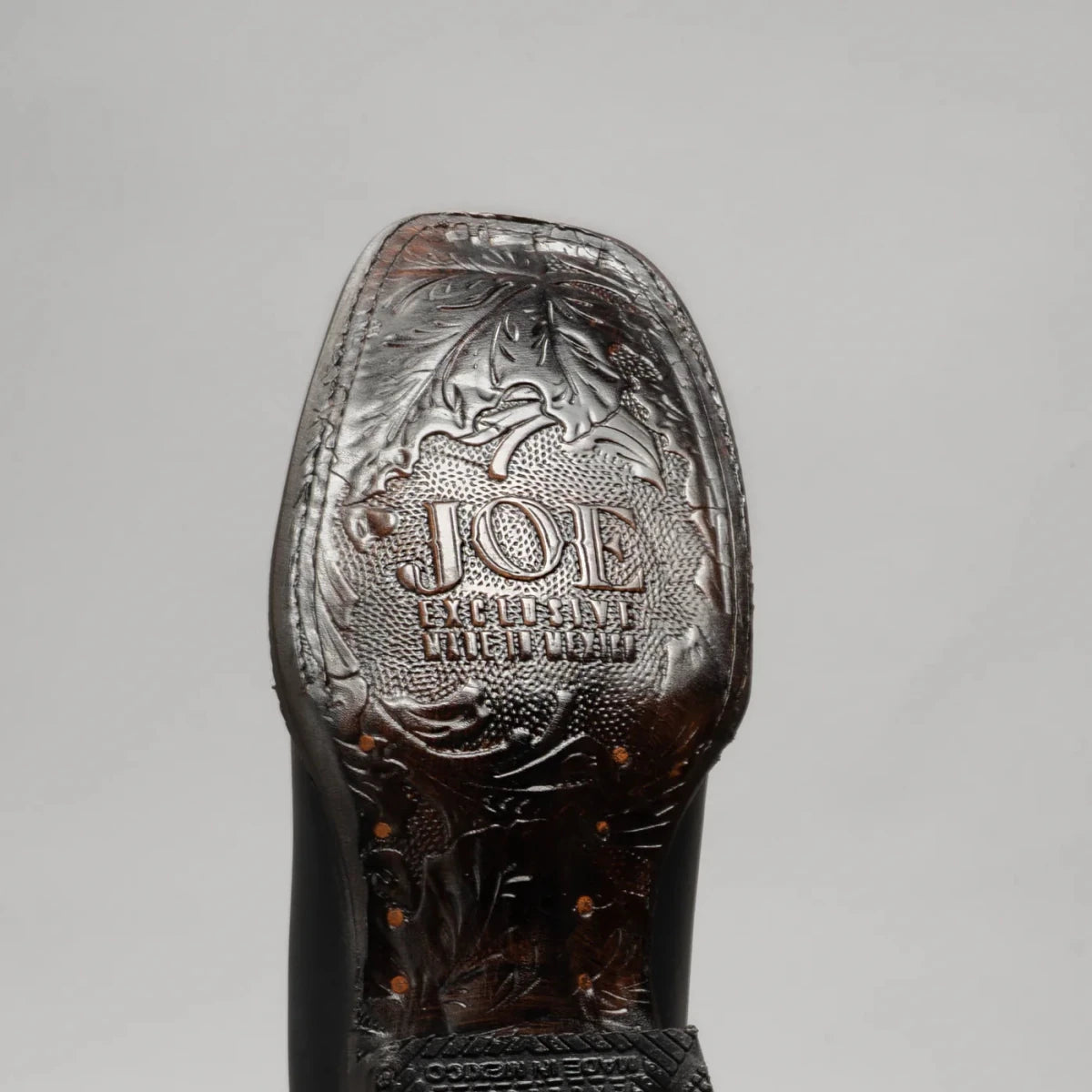 Joe Boots Women”s Embroidered Square Toe Cowboy Boots and Belt Combo - Black - OriginalWestern.com