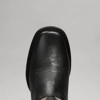 Joe Boots Women”s Embroidered Square Toe Cowboy Boots and Belt Combo - Black - OriginalWestern.com