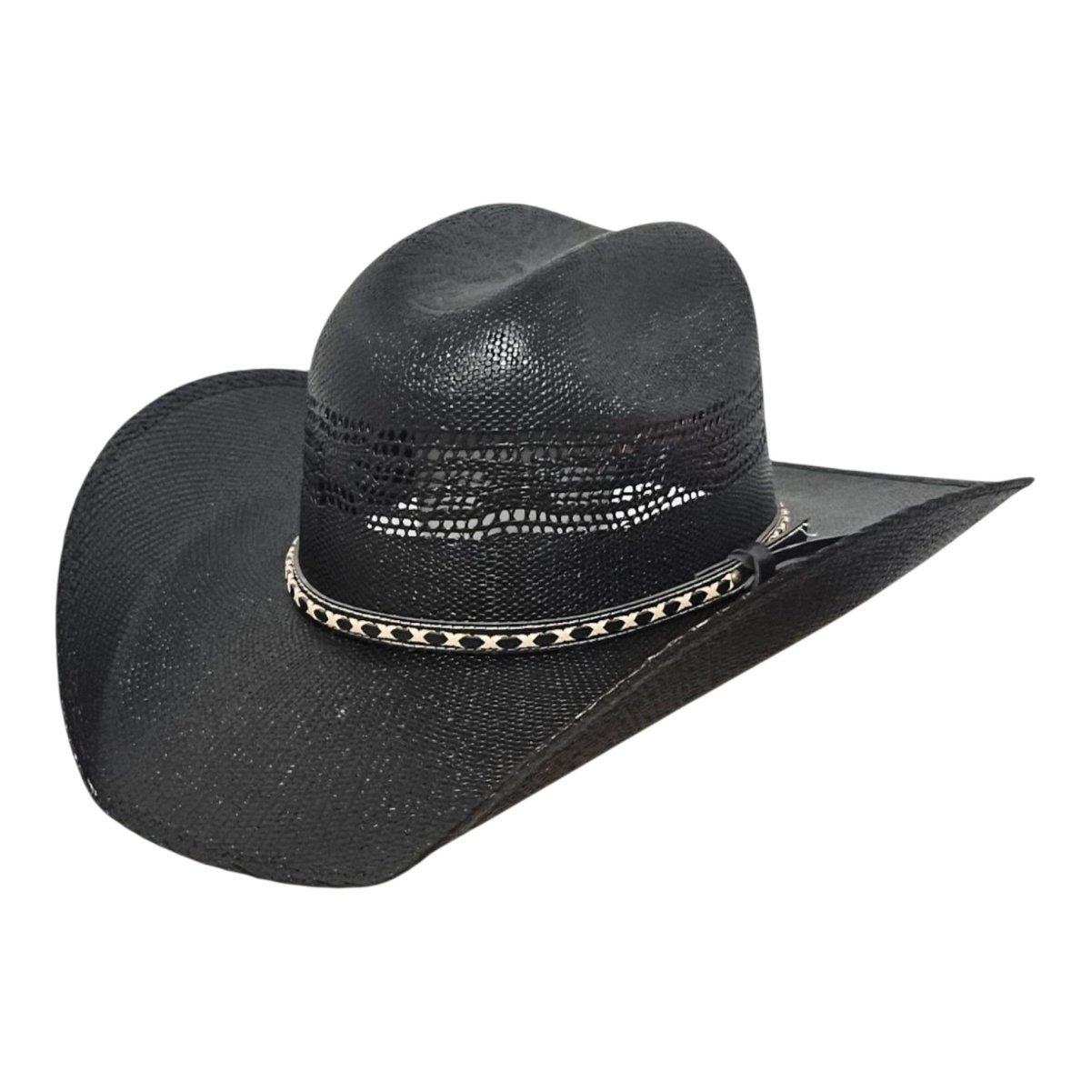 JUSTIN BLACK BANGORA STRAW 218 - OriginalWestern.com