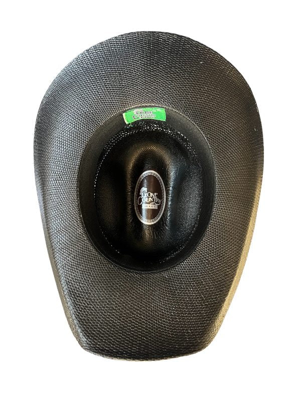 JUSTIN BLACK BANGORA STRAW 218 - OriginalWestern.com