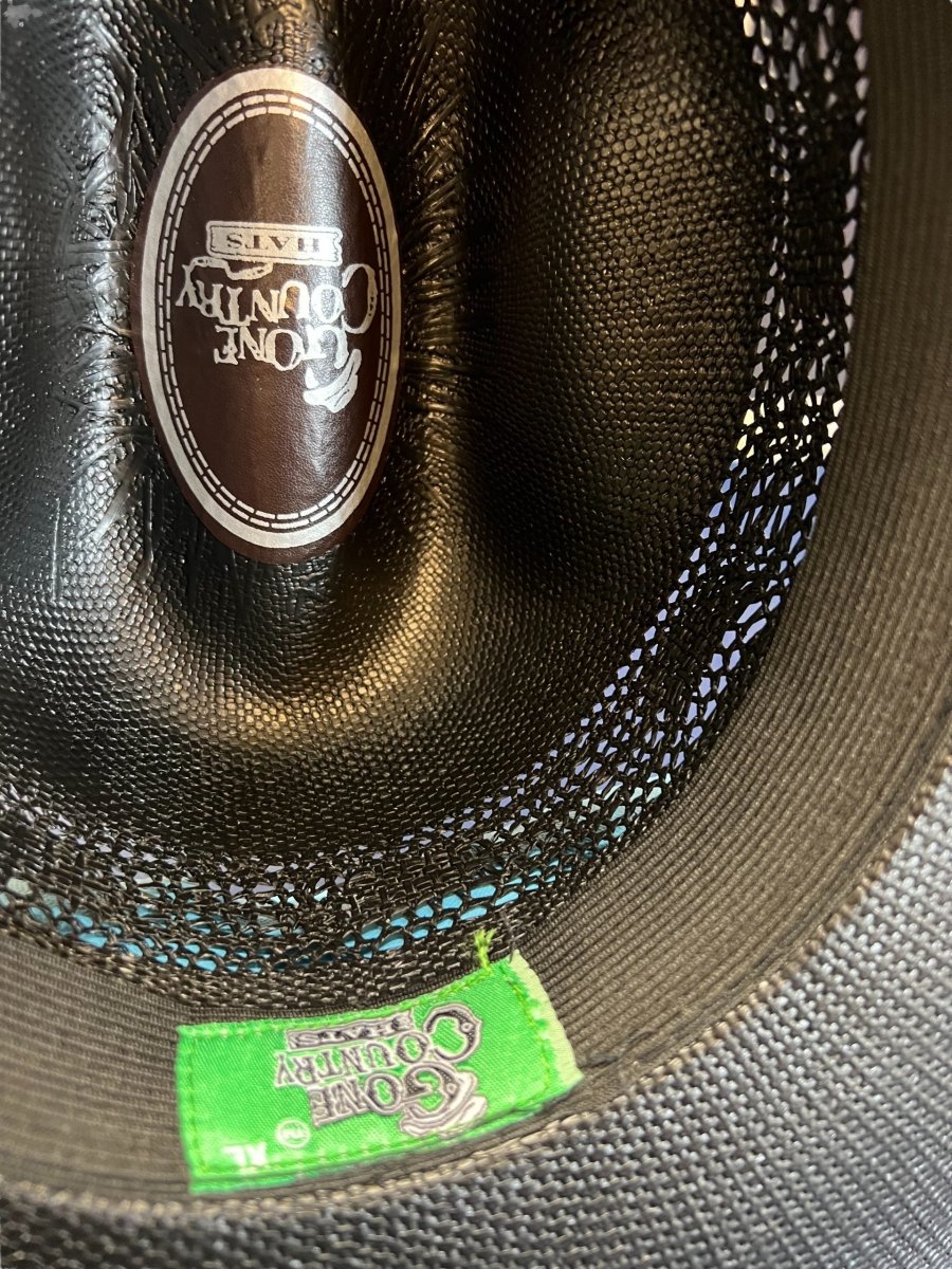JUSTIN BLACK BANGORA STRAW 218 - OriginalWestern.com