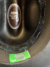 JUSTIN BLACK BANGORA STRAW 218 - OriginalWestern.com