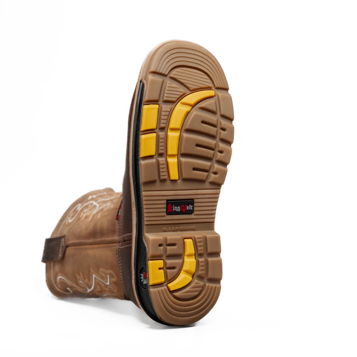 King Welt 11” Work Boot Soft Toe – Brown - OriginalWestern.com