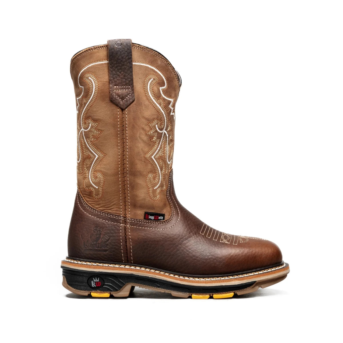 King Welt 11” Work Boot Soft Toe – Brown - OriginalWestern.com