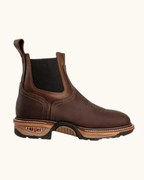 King Welt 3060 Buffalo Razor Square Toe Ankle Work Boots - OriginalWestern.com