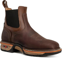 King Welt 3060 Buffalo Razor Square Toe Ankle Work Boots - OriginalWestern.com