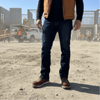 King Welt 335 Ultra Flex Zipper Double Density Work Boots Medallion - Burgundy - OriginalWestern.com
