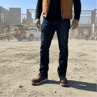 King Welt 335 Ultra Flex Zipper Double Density Work Boots Medallion - Burgundy - OriginalWestern.com