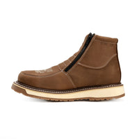 King Welt 335 Ultra Flex Zipper Double Density Work Boots Medallion Composite Toe - OriginalWestern.com
