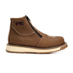 King Welt 335 Ultra Flex Zipper Double Density Work Boots Medallion Composite Toe - OriginalWestern.com