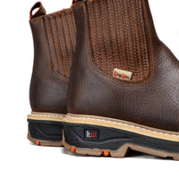 King Welt 6” KW-3078 Square Toe Chelsea Short Work Boots – Brown - OriginalWestern.com