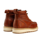 King Welt 6” Wedge Moc Toe Calexico Work Boots – Tan - OriginalWestern.com