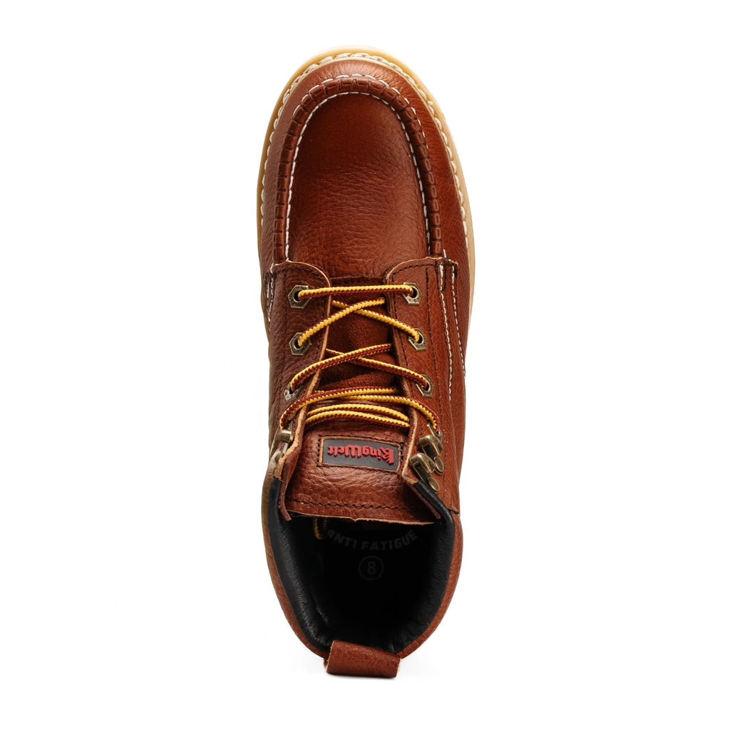 King Welt 6” Wedge Moc Toe Calexico Work Boots – Tan - OriginalWestern.com
