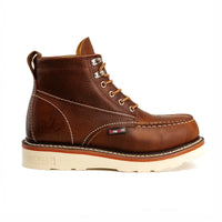 King Welt Apache 6” Moc Toe Work Boots – Dark Brown - OriginalWestern.com