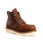 King Welt Apache 6” Moc Toe Work Boots – Dark Brown - OriginalWestern.com