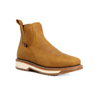 King Welt Arizona 6” Pull Up Square Toe Work Boot – Desert - OriginalWestern.com
