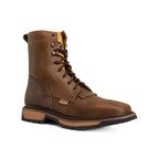King Welt Buffalo 8” Work Boots – Brown - OriginalWestern.com