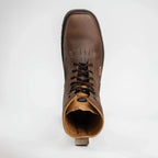 King Welt Buffalo 8” Work Boots – Brown - OriginalWestern.com