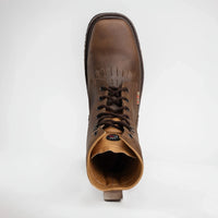 King Welt Buffalo 8” Work Boots – Brown - OriginalWestern.com