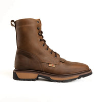 King Welt Buffalo 8” Work Boots – Brown - OriginalWestern.com