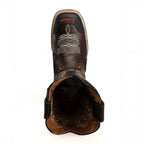 King Welt Buffalo 9” Western Steel Toe Work Boots –Brown - OriginalWestern.com