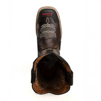 King Welt Buffalo 9” Western Steel Toe Work Boots –Brown - OriginalWestern.com