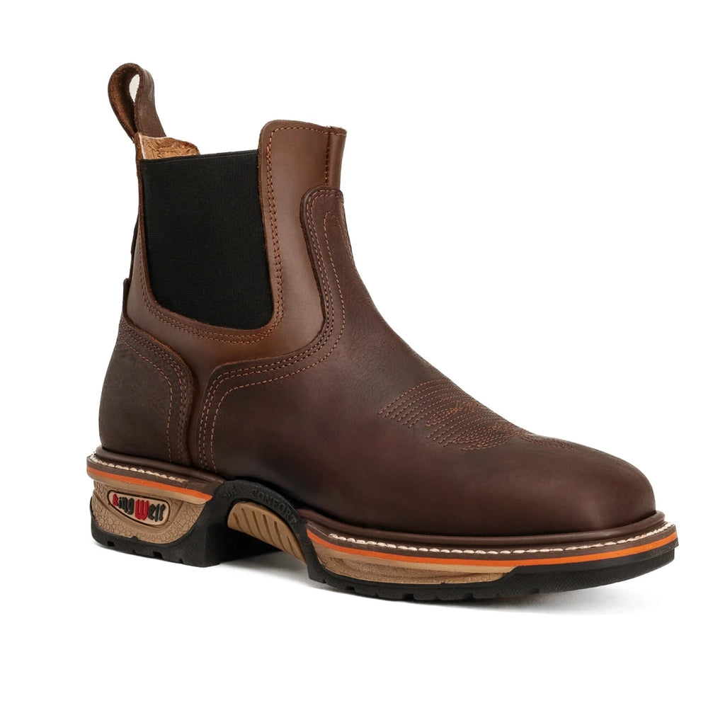King Welt Buffalo Razor 6” 3060 Work Boots – Brown - OriginalWestern.com