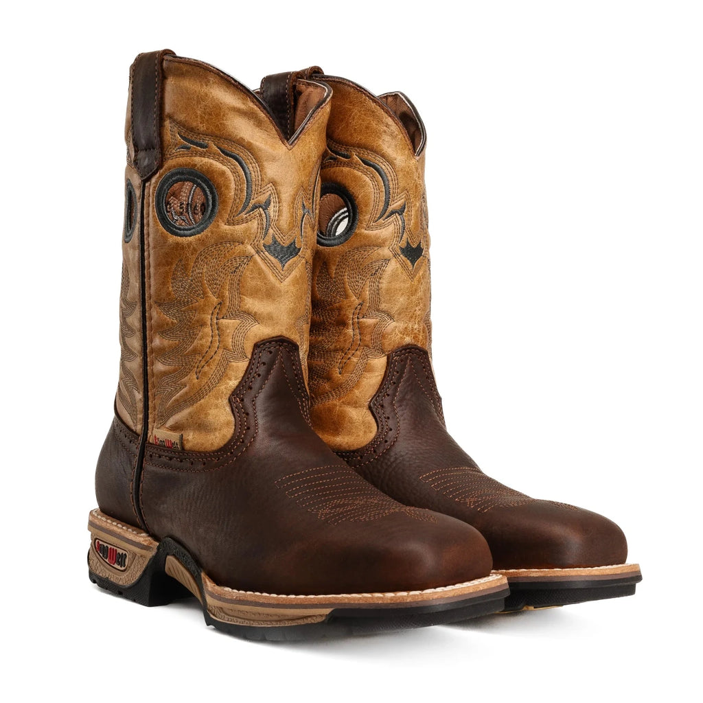 King Welt Buffalo Razor 8” 5060 Men´s Wester Boot – Brown - OriginalWestern.com