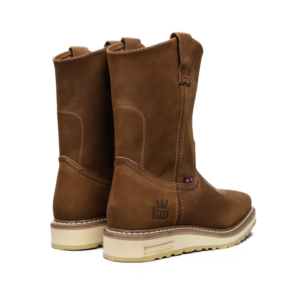King Welt Calexico 11” Dual Density Boots Square Toe – Sand - OriginalWestern.com