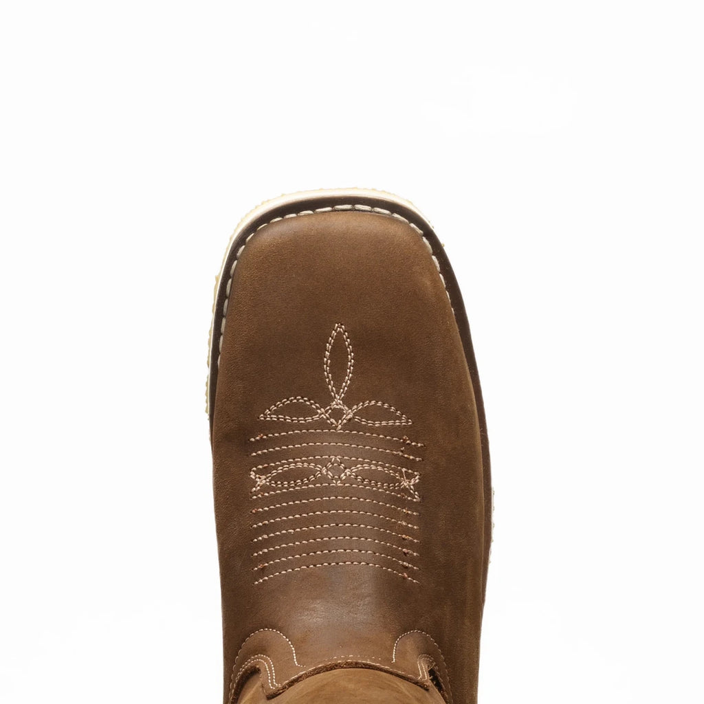 King Welt Calexico 11” Dual Density Boots Square Toe – Sand - OriginalWestern.com