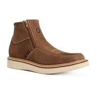 King Welt Country Flex 6” Double Zipper Work Boots – Sand - OriginalWestern.com