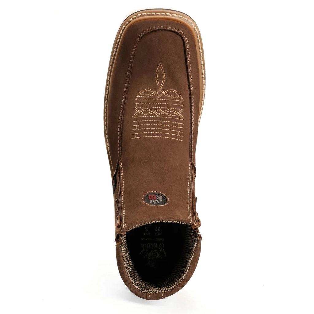 King Welt Country Flex 6” Double Zipper Work Boots – Sand - OriginalWestern.com