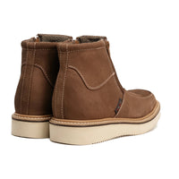 King Welt Country Flex 6” Double Zipper Work Boots – Sand - OriginalWestern.com