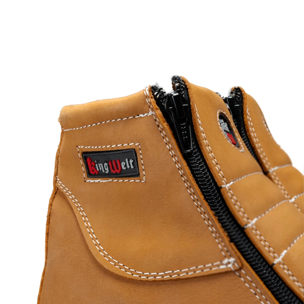 King Welt KW-332 Armor Flex Zipper Double Density Work Boots with Armor Guard Toe - OriginalWestern.com
