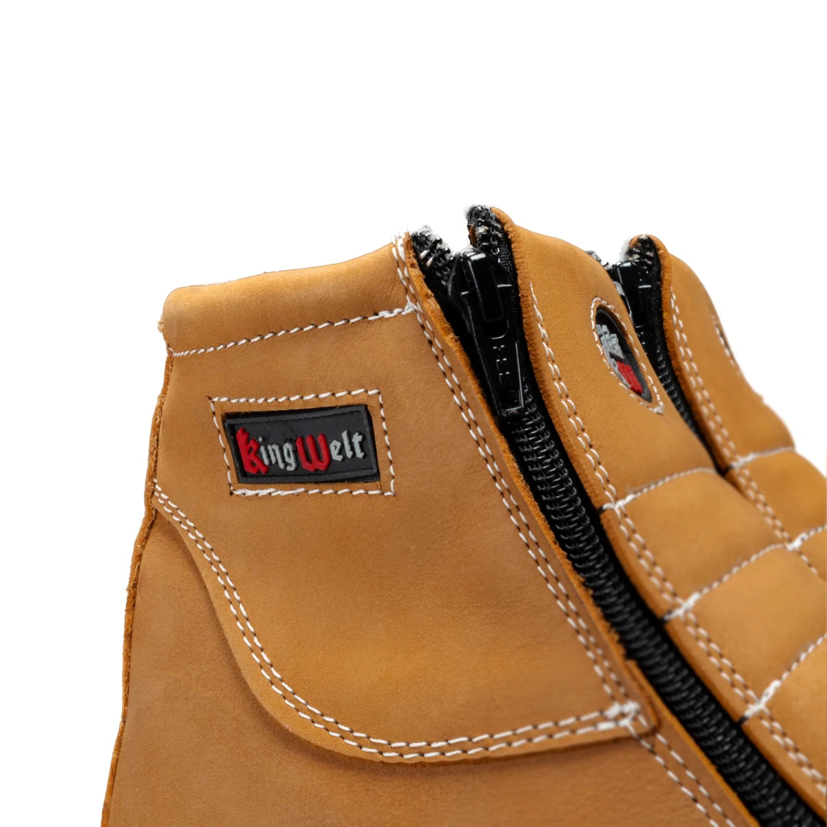 King Welt KW-332 Armor Flex Zipper Double Density Work Boots with Armor Guard Toe - OriginalWestern.com