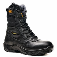 King Welt Military Tactical 10” Boots – Black - OriginalWestern.com
