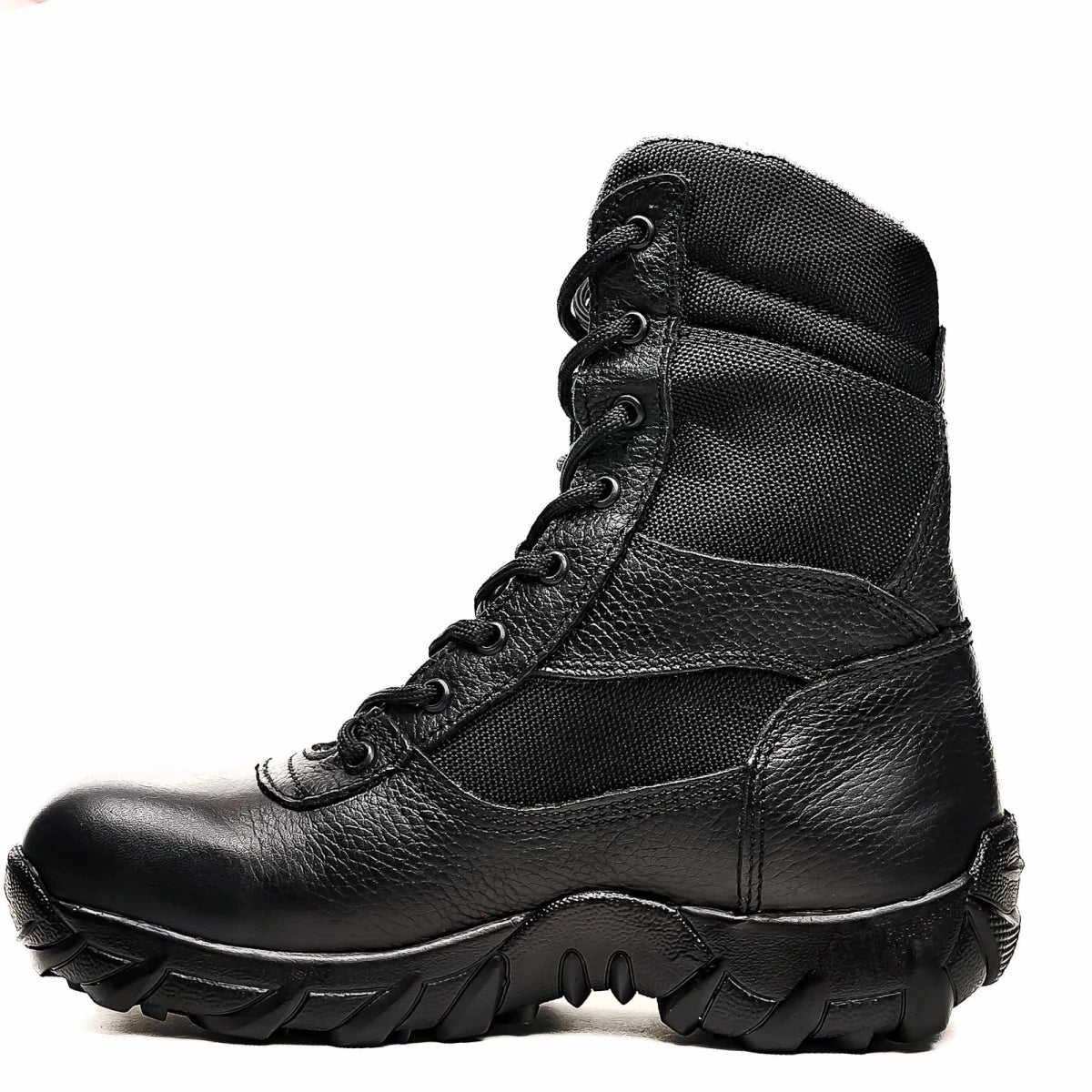 King Welt Military Tactical 10” Boots – Black - OriginalWestern.com