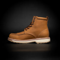 King Welt Patriot 6” Composite Toe Lace Up Work Boots – Tan - OriginalWestern.com